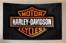 Harley Davidson Logo Fahne