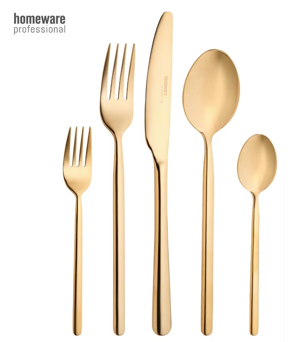 Set di posate: Goldenes Besteck – Nuovo (secondo la descrizione) da Aarburg venduto da Nadineprader 1