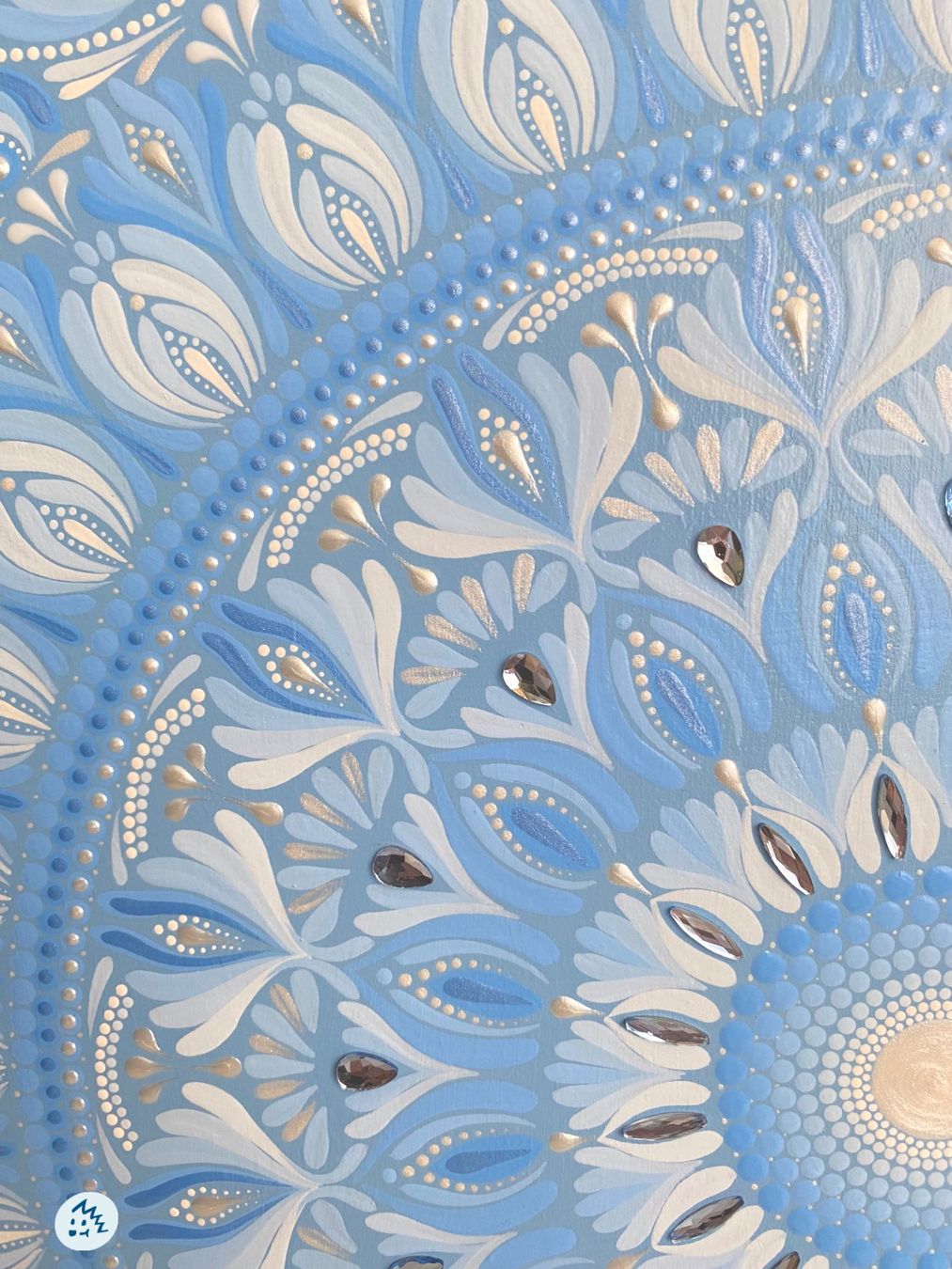 Dipinti: Mandala auf Holz, Mandala Bild, Gemälde, Geschenk, Kunst – Nuovo e nell'imballaggio originale da Fanas venduto da Omibia 4
