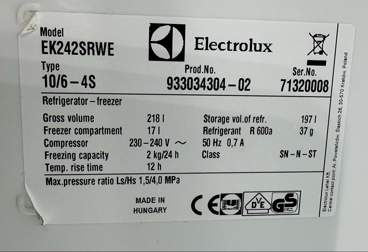 Frigoriferi: Electrolux Kühlschrank – Usato da Pieterlen venduto da kra_s8rv 6
