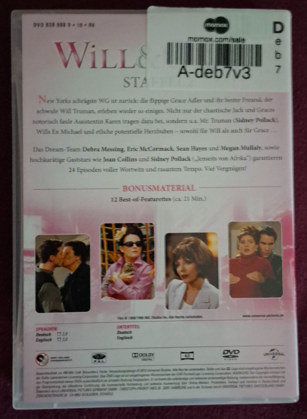 Tutti i DVDs: Will & Grace 2 – Usato da Basel venduto da mgn_ft72 1