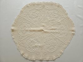 Spitzendeckchen Spitzendeckeli Tischdecke 68cm Shabby Chic