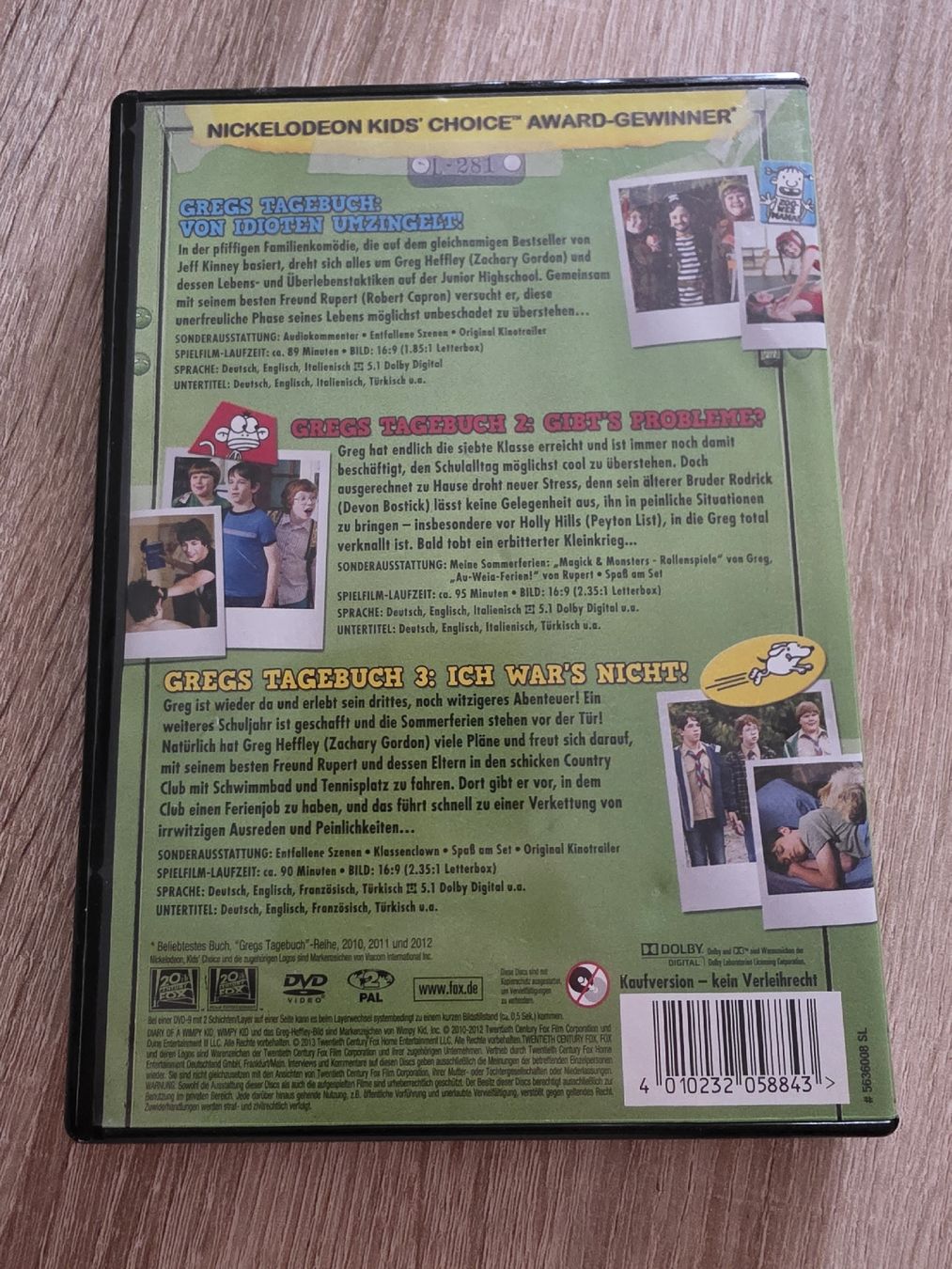 Alle DVDs: Gregs Tagebuch 1-3 DVD Box – Gebraucht aus Zürich von P-editon 1