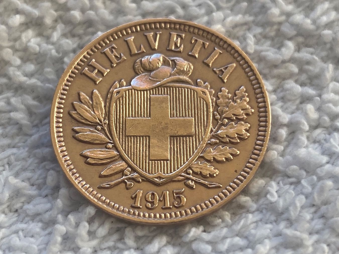 Tutti le monete: 2 centimes/rappen 1915 – Usato da Nyon venduto da Ilmi09