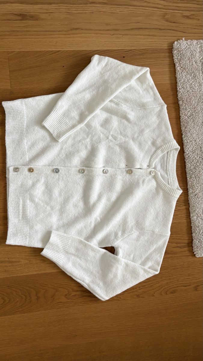 Jacken: Weisse Strickjacke – Neu (gemäss Beschreibung) aus Winterthur von m.tix 1