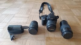 Canon EOS 350D Kit 18-55, 35-80 und 80-200mm