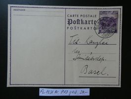 FL 1931 Postkarte Nr. P13 gestempelt