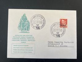 Brief 1953 Kopenhagen Pestalozzistiftung Sonderstemp  (G437)