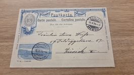 1894 Ganzsache Zürich