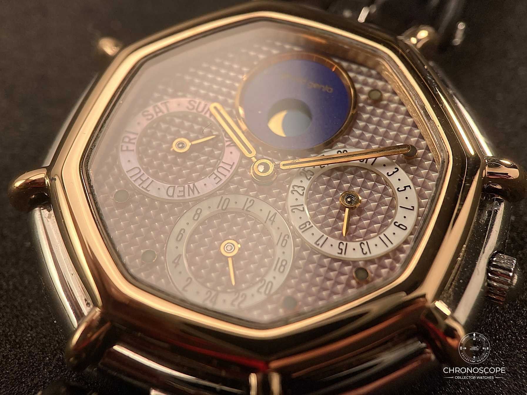 Orologi: Gerald Genta Octo Calendar Reference G.2983.7 guilloché – Usato da Luzern venduto da ChronoScope6004 7