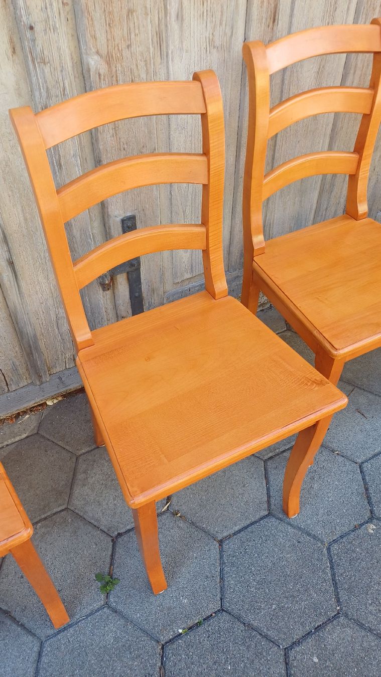 Holzartikel: 6 Biedermeier Stühle in Kirschbaumholz  – Gebraucht aus Flawil von Pinkmalibu 3