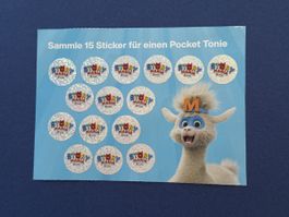 Migros Story Mania Tonies 1 volle Karte (15 Stickers) ab 1.-