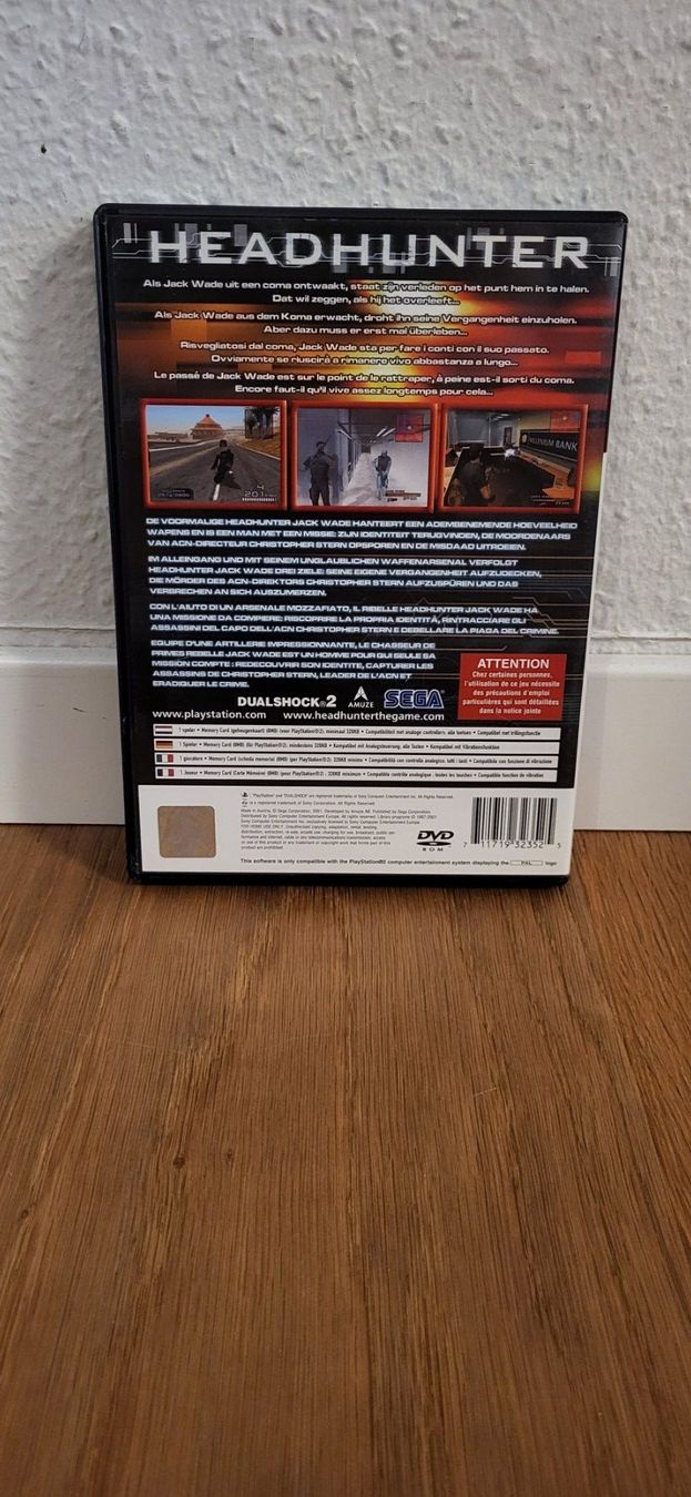 Sony Giochi: PS 2 - Headhunter – Usato da Münsingen venduto da DigitaleSpielecke 1