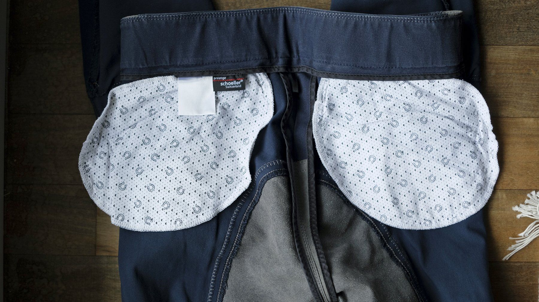 Pantaloni: Damen Jodhpur-Reithose navy/grau Gr. 76 Microfaser – Usato da Cham venduto da paradora 3