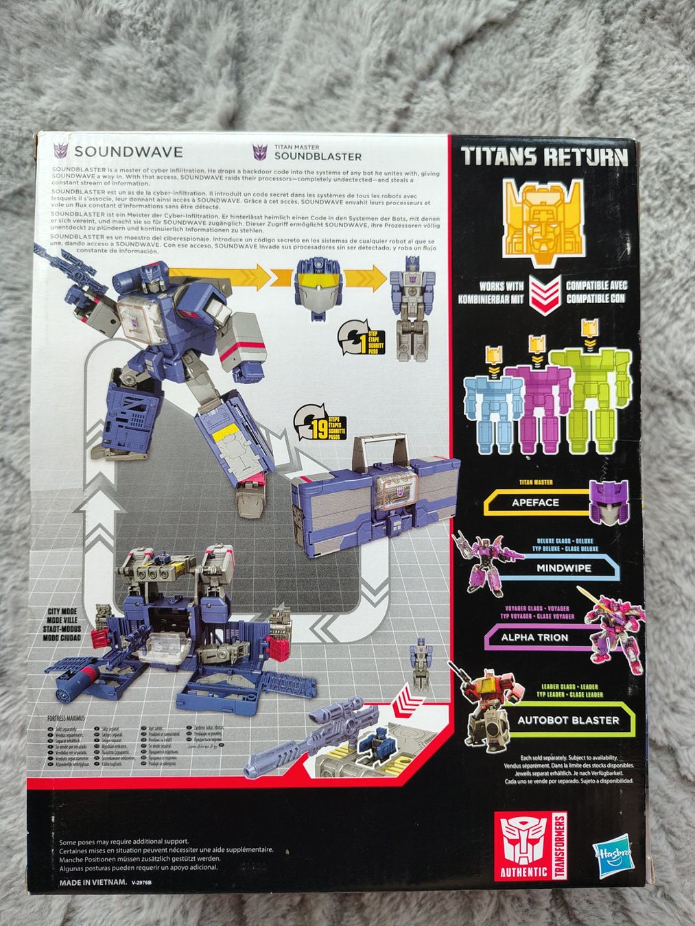 Hasbro Giocattoli: Transformers Titans Return Generations Soundblaster NEU – Nuovo e nell'imballaggio originale da Linthal venduto da Davospainter 1