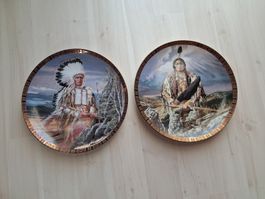 2 X SAMMELTELLER INDIANER