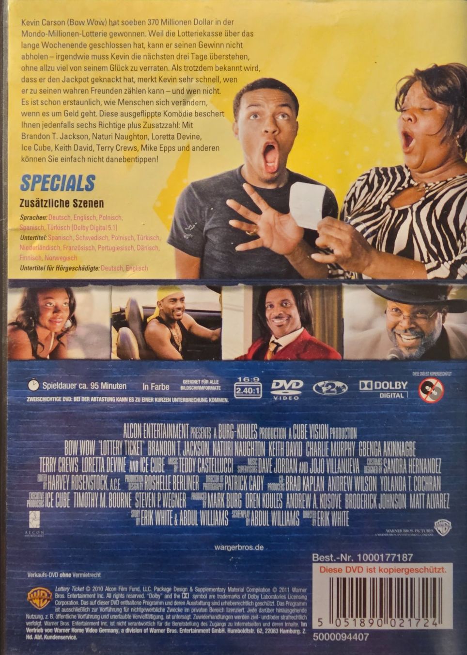 Alle DVDs: Lottery Ticket – Gebraucht aus Wahlen b. Laufen von Cg10 1