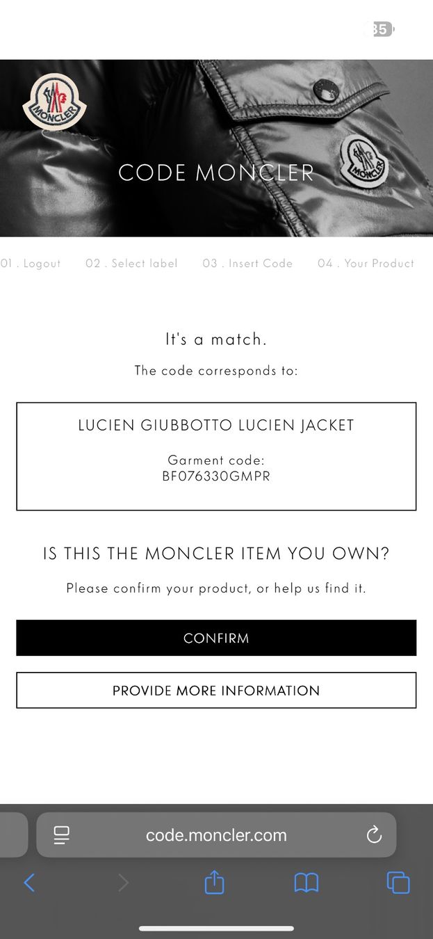 Moncler Giacche: Moncler Down Wool jacket, Size 3 – Usato da Winterthur venduto da ivan12891 3