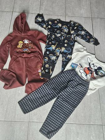 Kinderkleider-Set Gr.110 Paw Patrol, Mickey Mouse & Dino