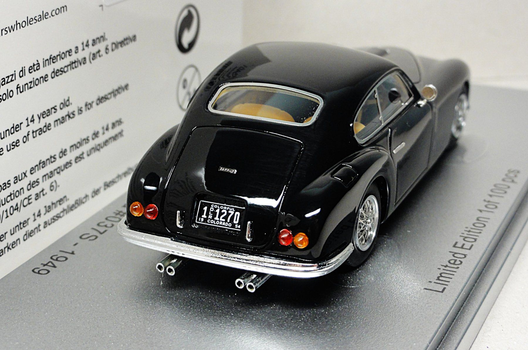 Alpine Modellini d'auto: 1:43 KESS Ferrari 166 Inter Farina 1949 – Usato da Solduno venduto da albimicio 5