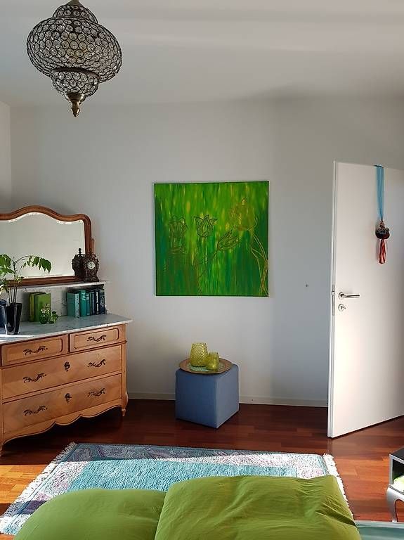Tableaux: Ölbild Tulpen in Grün – D'occasion à Grenchen par ott_bvn8 2