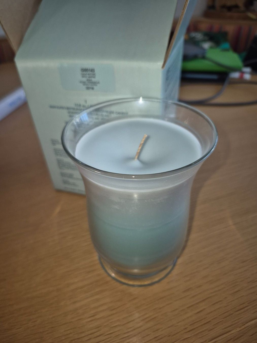 Partylite Candele: Partylite Duftwachsglas gross Aqua – Nuovo (secondo la descrizione) da Buttikon SZ venduto da sefa02 2