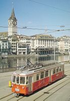ZÜRICH Limmatquai Stassenbahm Forch-Bahn