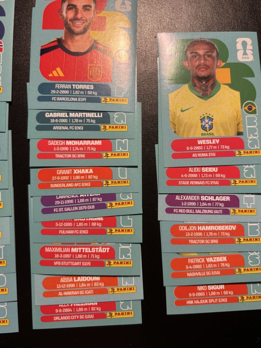 Panini Carte collezionabili: Panini World Cup 2026 Stickers Collection Bundle – Nuovo (secondo la descrizione) da Ascona venduto da ElfieLove 3