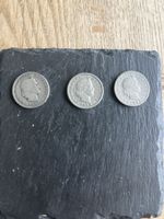3x 20 Rappen Jahrgänge 1881/83/85 in gutem Zustand!