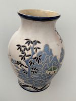 Keramik Vase Landschaft Motiv