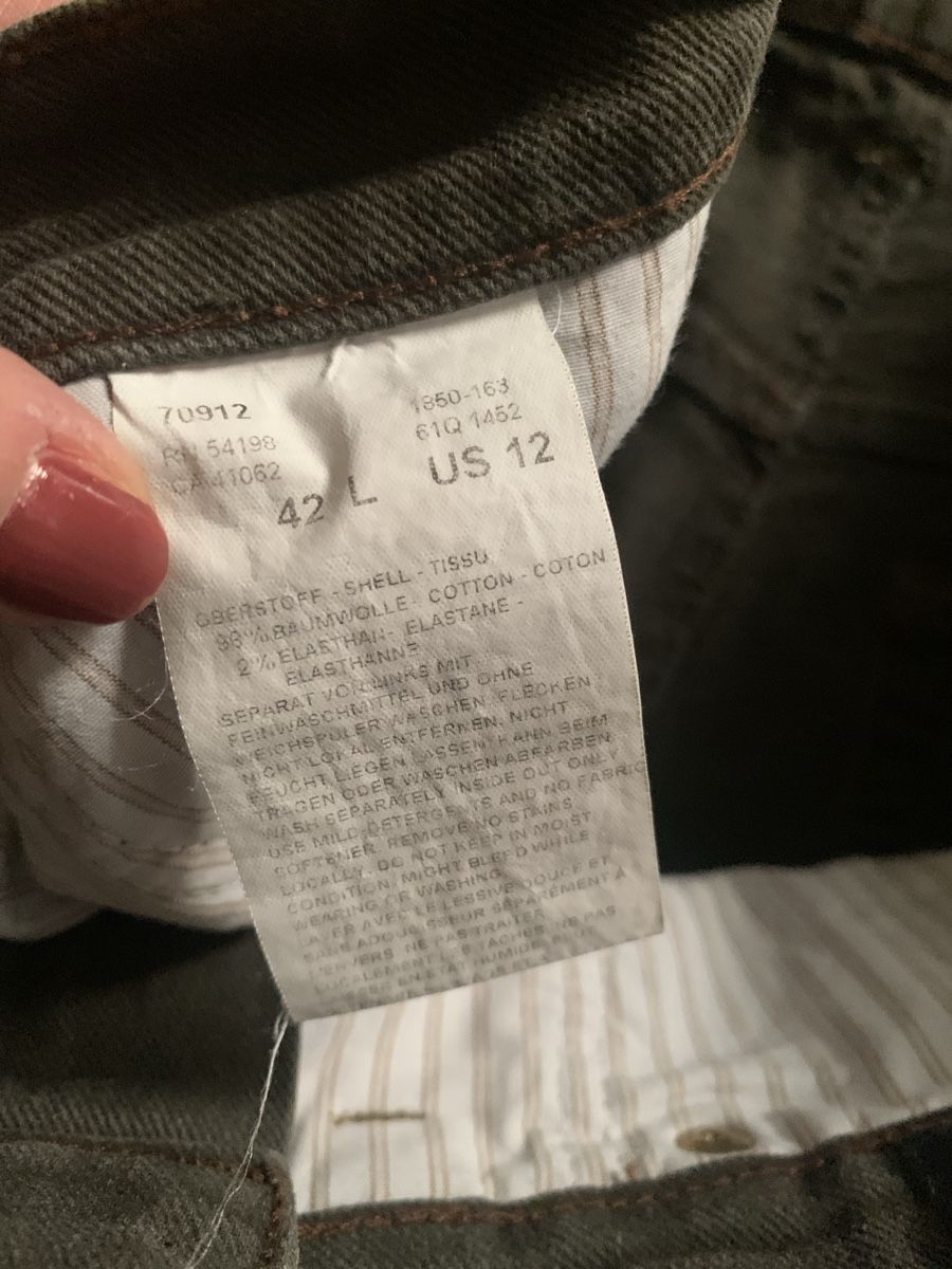 Jeans: Bogner jeans khaki grün – Usato da Zürich venduto da Nikuska32 2