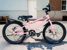 20 Zoll Kinderfahrrad Singlespeed rosa/schwarz NEU