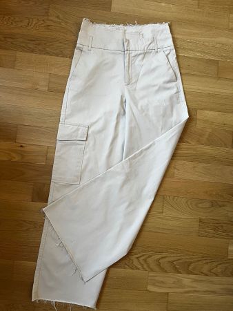 Pantalon large avec détail à la taille