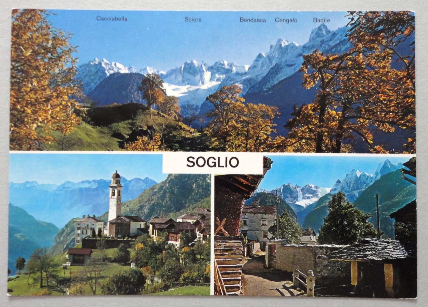 Cartoline postali: Soglio (1097 m - Bergell) – Usato da Fétigny venduto da Billy2miny
