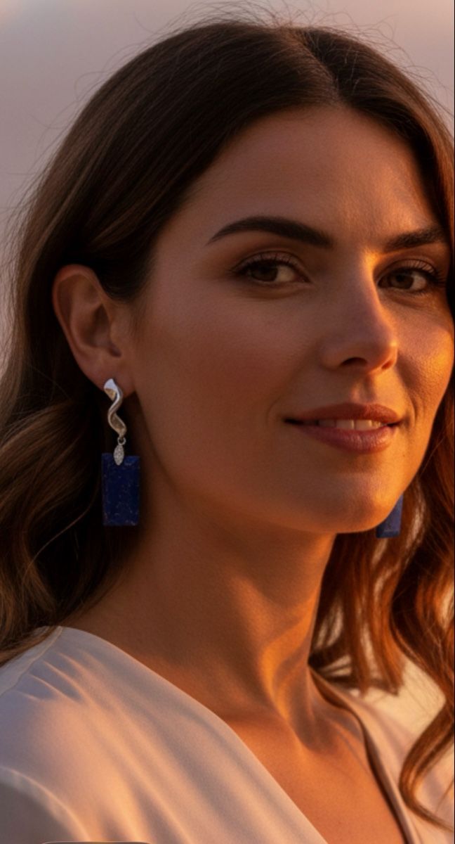 Orecchini pendenti & Orecchini a lobo: Ohrringe mit Lapislazuli Halbedelstein Handarbeit  – Nuovo e nell'imballaggio originale da Kriens venduto da Hortensie6 6