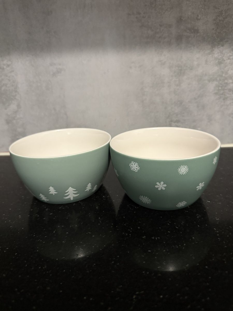 Coop Coupes: 2 Schalen Wintermotiv grün  – Neuf (Voir description) à Winterthur par fij_f65r
