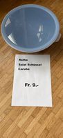 Rotho Salat Schüssel Caruba mit Deckel blau weiss