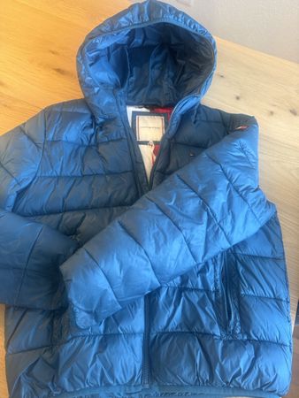 Tommy Hilfiger Steppjacke, blau, Grösse 176