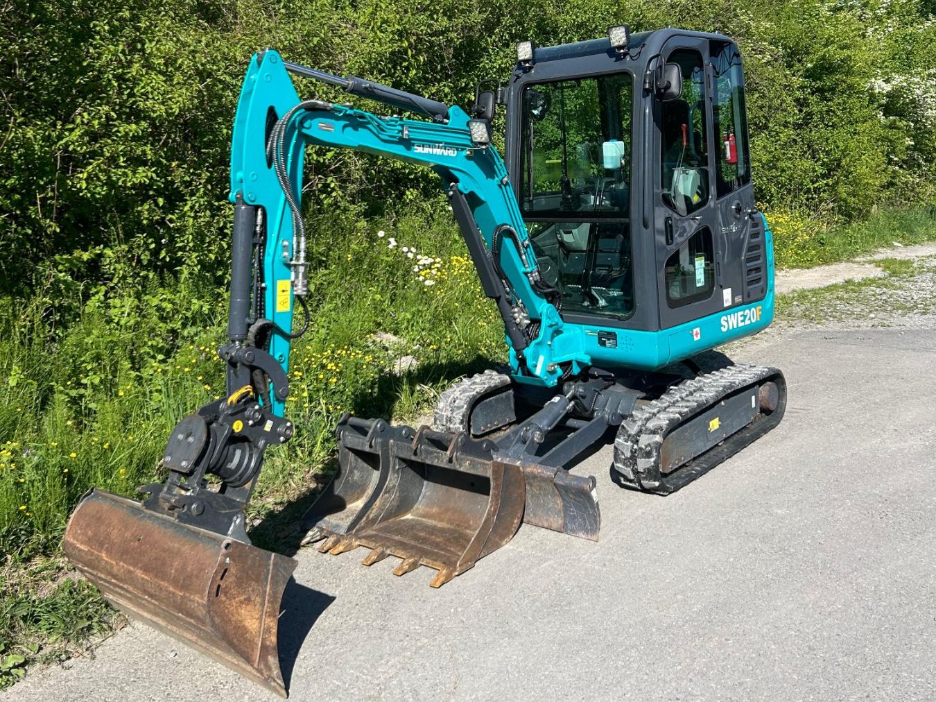Sunward Escavatori: Sunward Minibagger SWE20F, neuwertig, Top Zustand! – Usato da Jona venduto da tsbm2 2