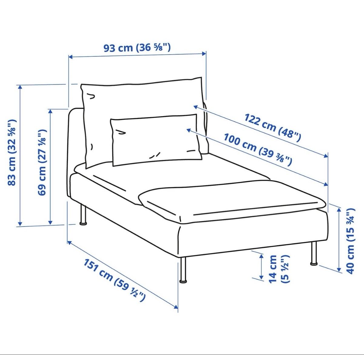 Sofas: IKEA SÖDERHAMN Récamiere / Eckelement – Gebraucht aus Zürich von mir_8jby 5