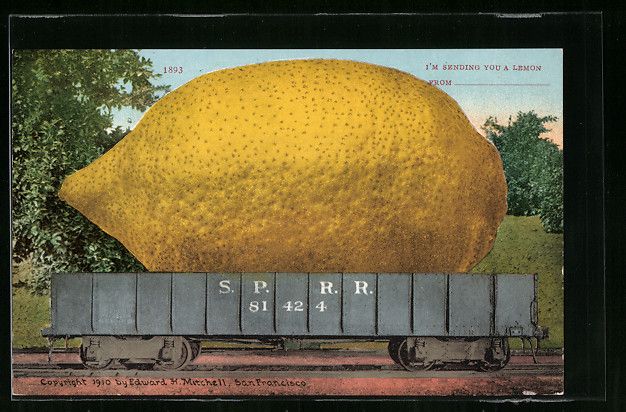 Cartoline postali: Optische Täuschung mit gigantischer Zit – Usato da Berlin venduto da bartko-reher