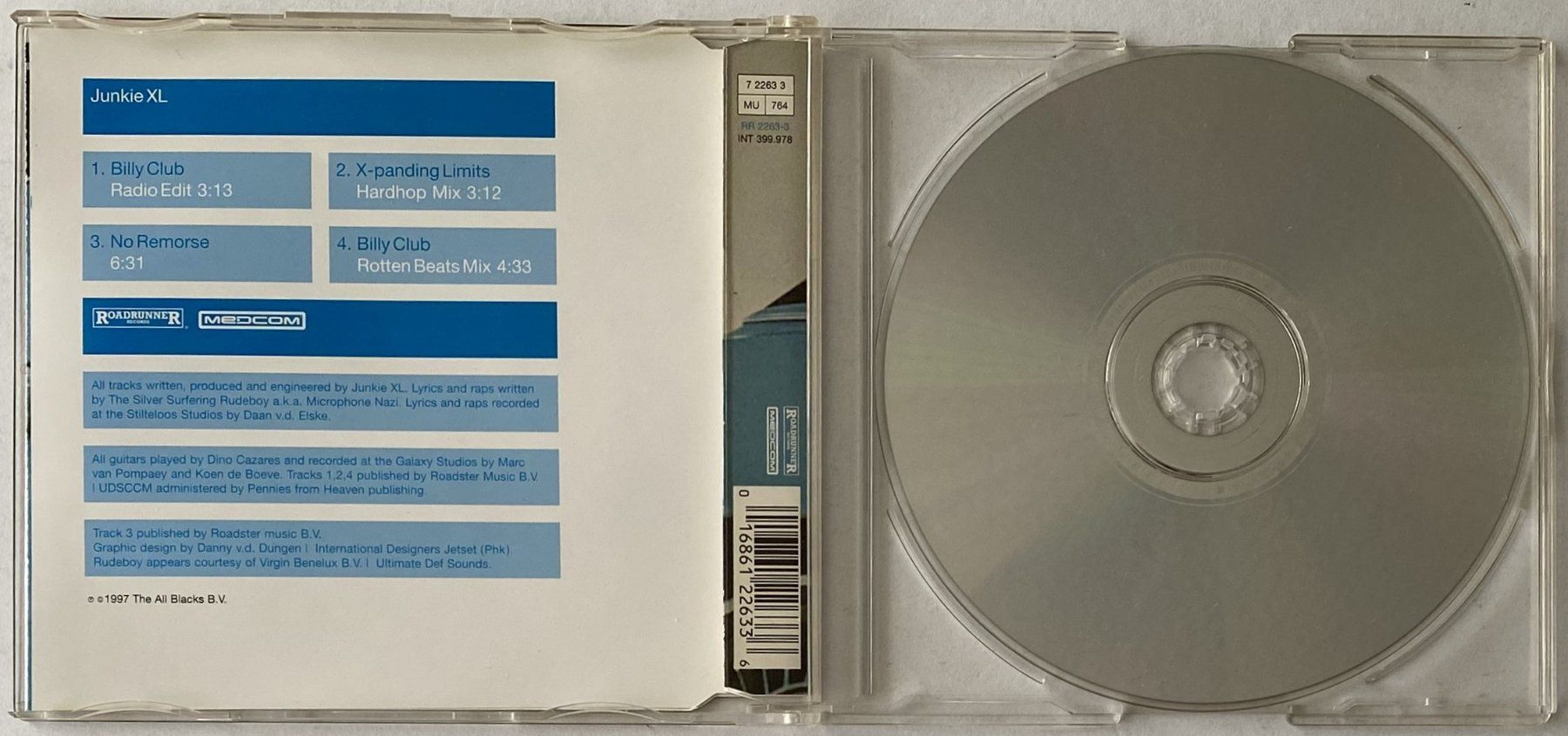 CD: Junkie XL, Billy Club – Usato da Flums venduto da Asquillo 2