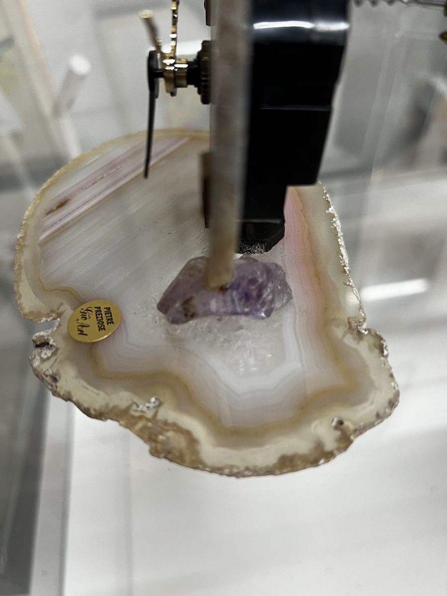 Orologi da terra & Orologi da parete: Achat-Tischuhr mit Amethyst – Usato da Winterthur venduto da gue_yf9d 4