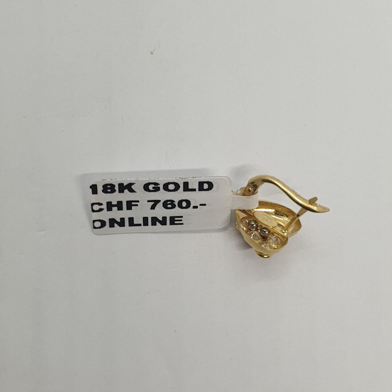 Ohrringe & -stecker: Echt 18K Gold - Herz Ohrringe – Gebraucht aus Luzern von Luzern-Goldhaus 2