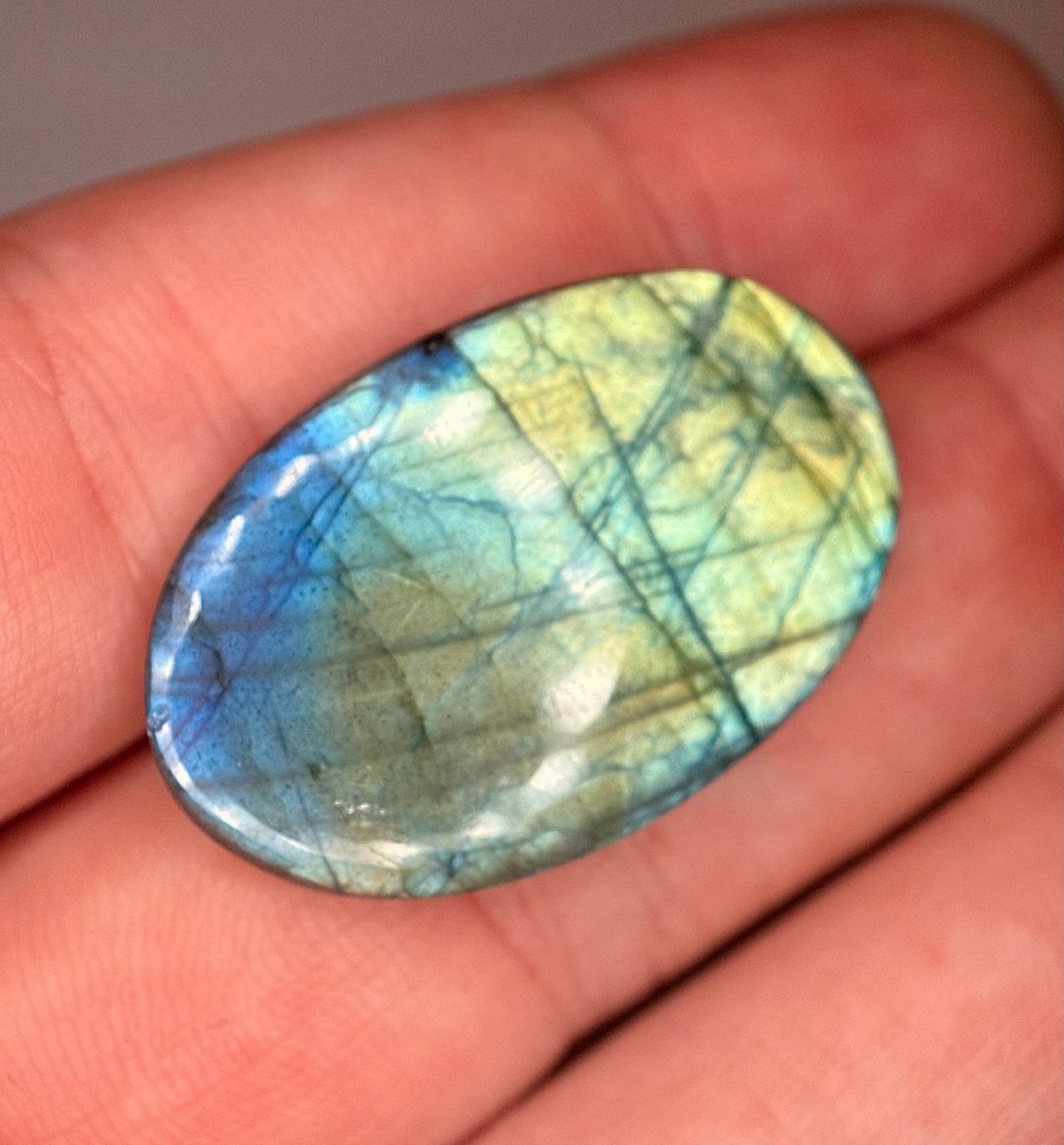 Edelsteine: Ab 1 Fr. - Top 26.22 ct unbehandelter Labradorit – Neu (gemäss Beschreibung) aus Mauren von LieGems 1