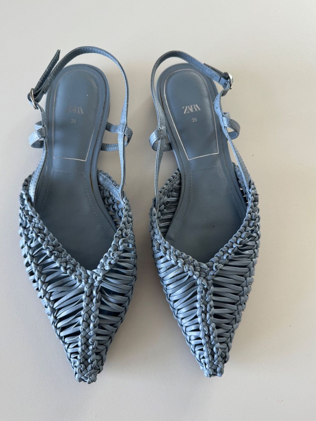 Zara Scarpe da donna: Slingback Zara bleu clair taille 35 – Usato da Founex venduto da syy97