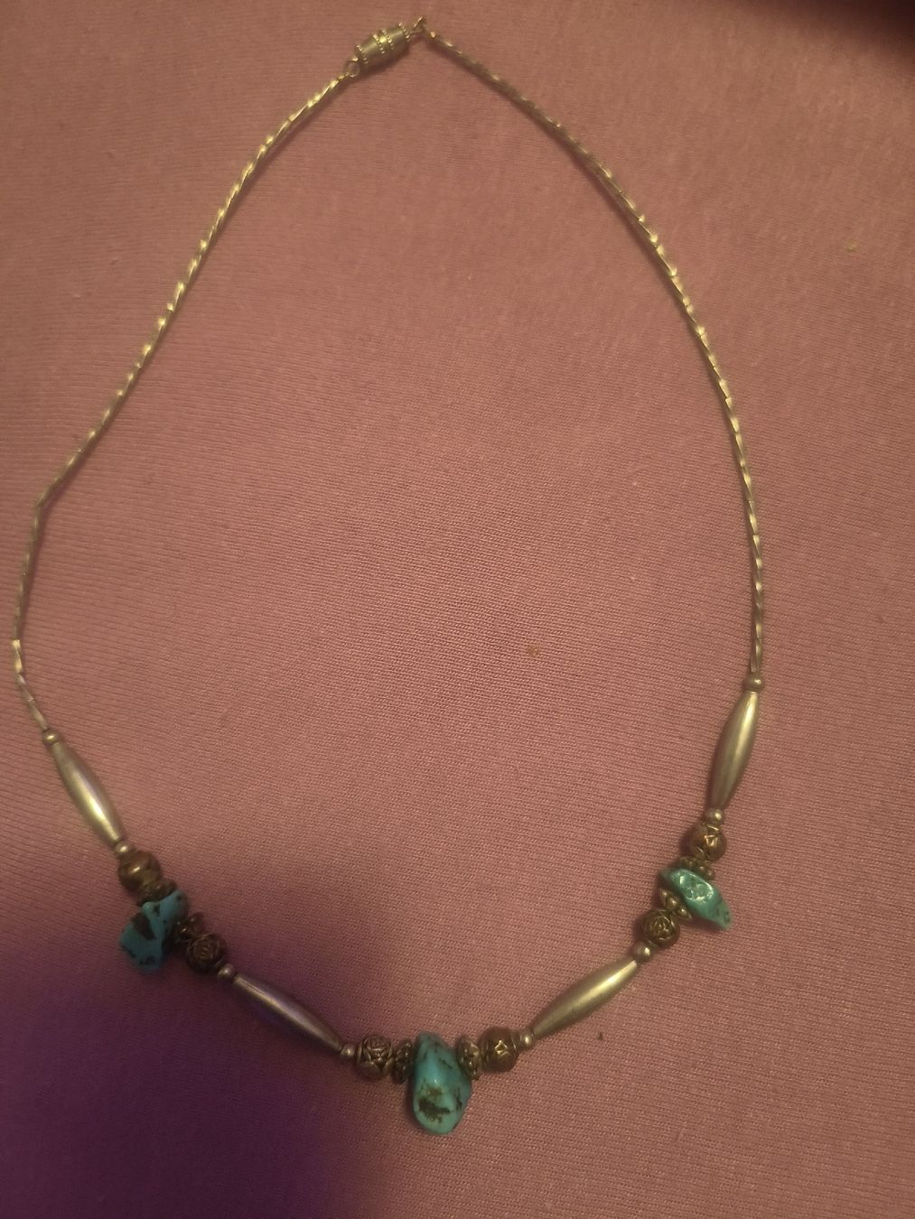 Catenine: bijoux collier turquoise – Usato da Pampigny venduto da Nathbn
