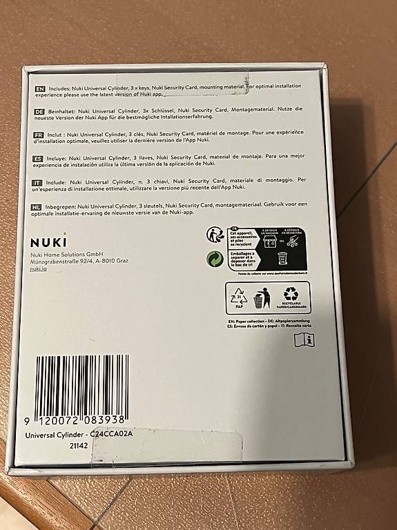 Nuki Lucchetti: Nuki Universal Schweizer Rundprofil Cylinder, Neu, Komplett – Nuovo (secondo la descrizione) da Oberschrot venduto da baldachin01 7
