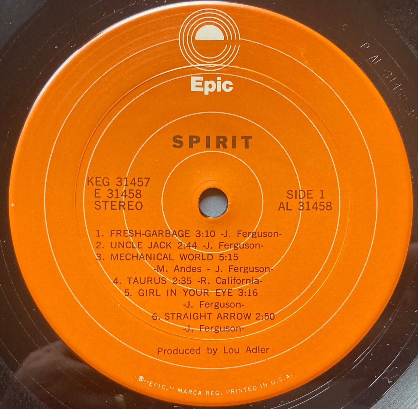 Dischi in vinile: SPIRIT - SPIRIT – Usato da Poliez-Pittet venduto da Newtown-Records 2