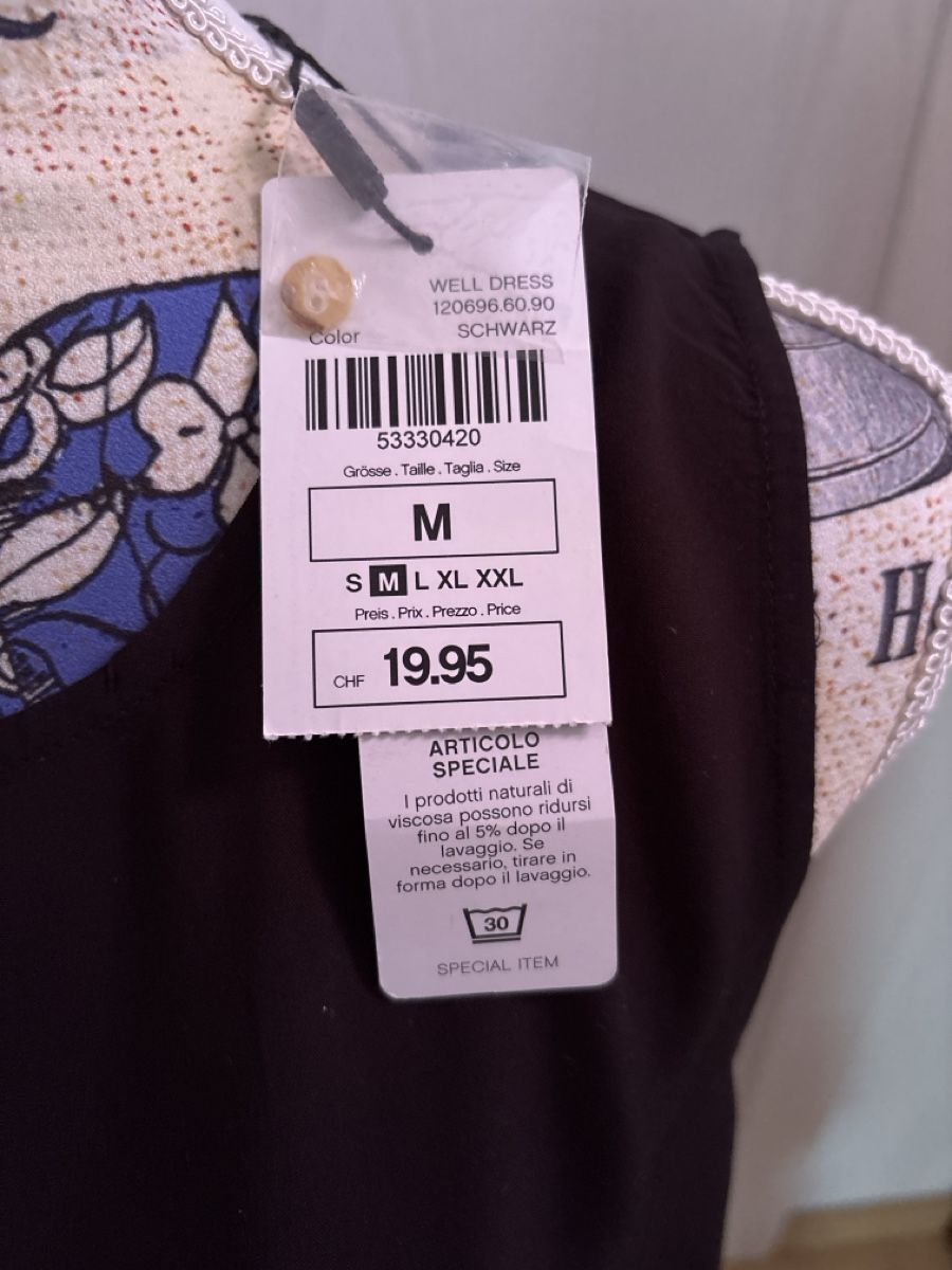 Kleider: Robe Chicorée noire taille M  neuve – Neu (gemäss Beschreibung) aus Aigle von Barbiette 4